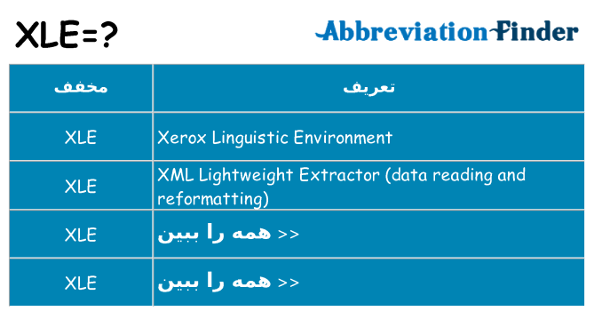 چه xle برای ایستادن؟