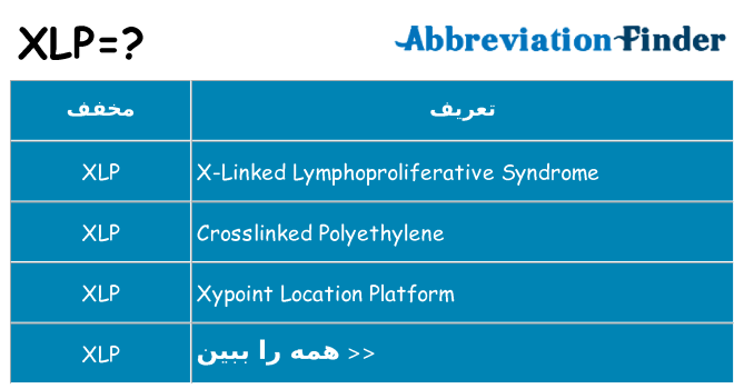 چه xlp برای ایستادن؟