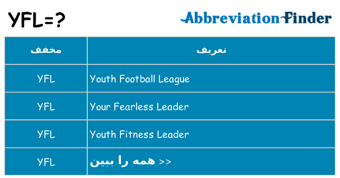 چه yfl برای ایستادن؟