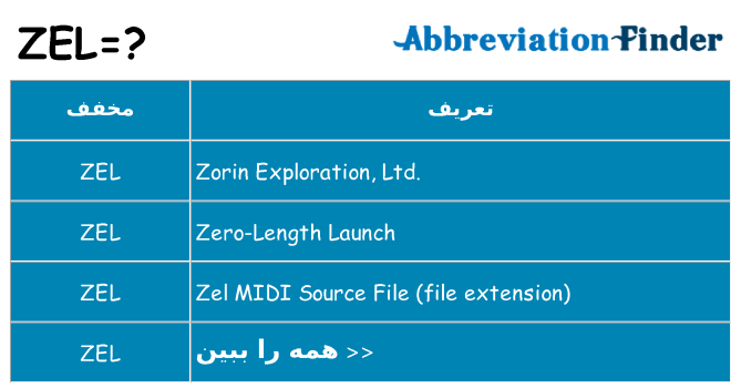 چه zel برای ایستادن؟