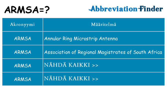 Mitä armsa tarkoittaa
