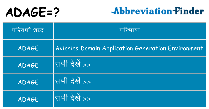 adage का क्या अर्थ है