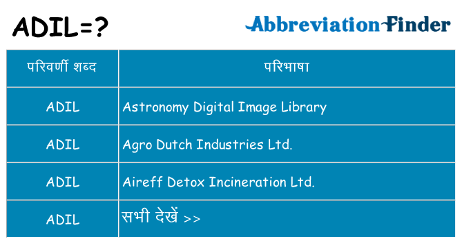 adil का क्या अर्थ है