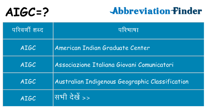 aigc का क्या अर्थ है