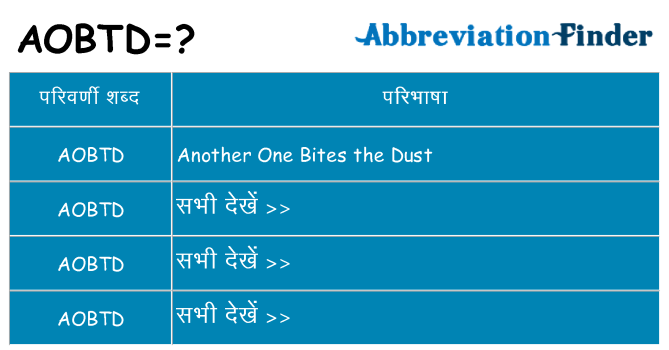 aobtd का क्या अर्थ है