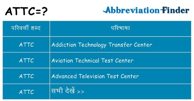 attc का क्या अर्थ है