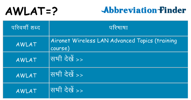 awlat का क्या अर्थ है