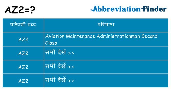 az2 का क्या अर्थ है