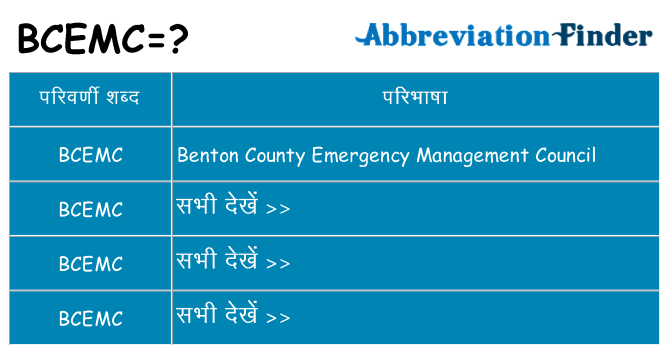 bcemc का क्या अर्थ है