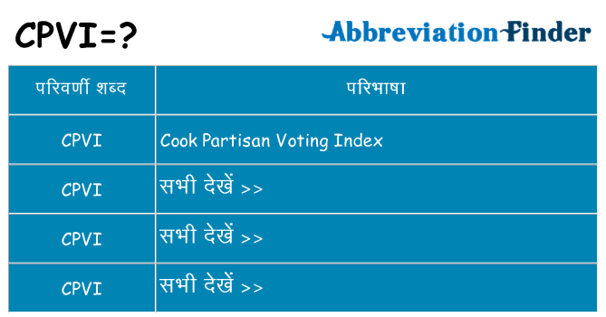 cpvi का क्या अर्थ है
