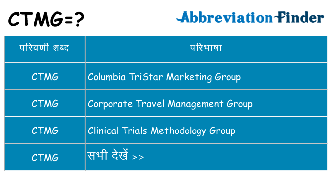 ctmg का क्या अर्थ है