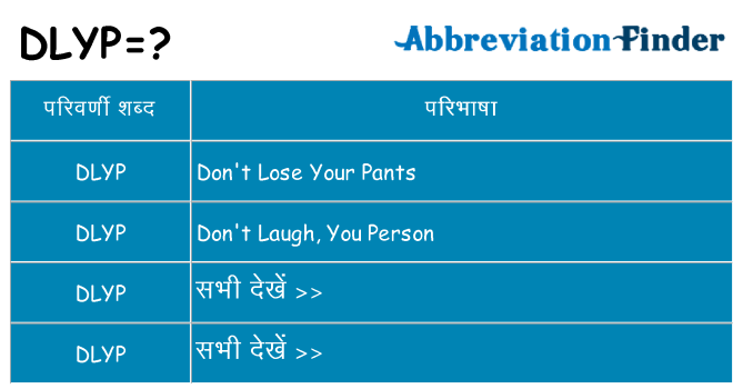 dlyp का क्या अर्थ है