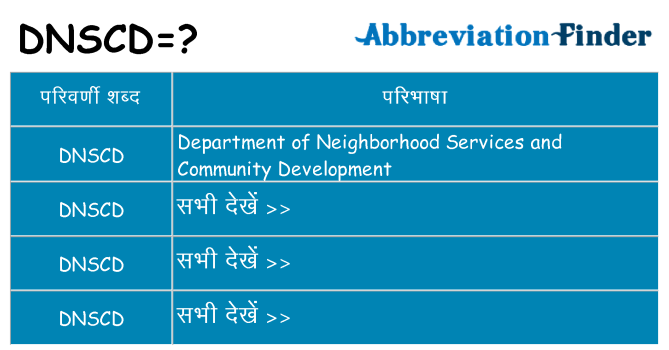 dnscd का क्या अर्थ है