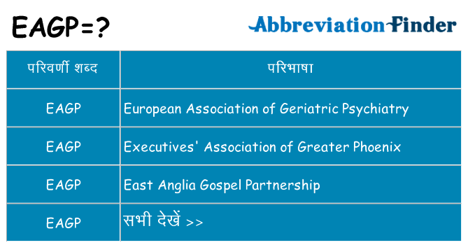 eagp का क्या अर्थ है