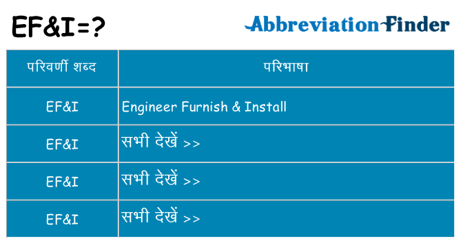 efi का क्या अर्थ है