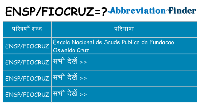 enspfiocruz का क्या अर्थ है