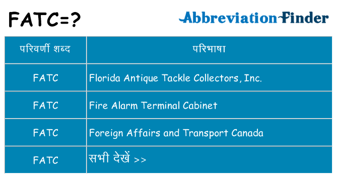 fatc का क्या अर्थ है