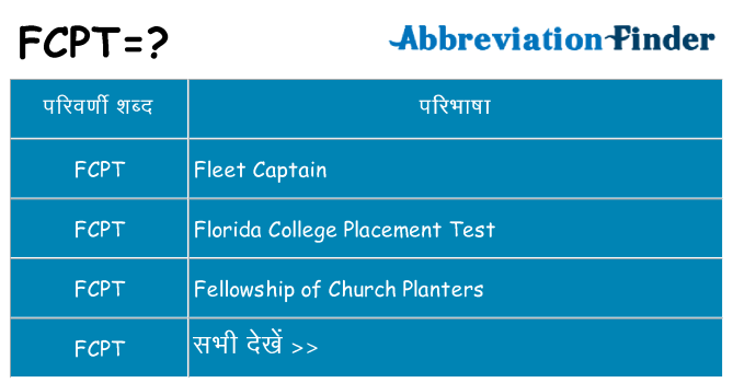 fcpt का क्या अर्थ है