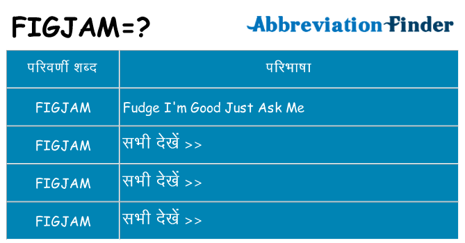 figjam का क्या अर्थ है