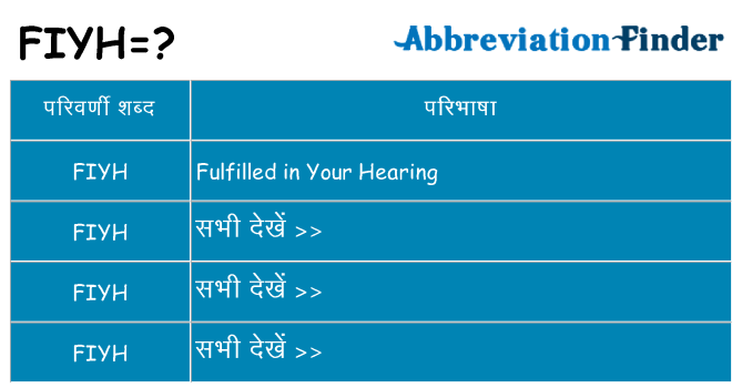 fiyh का क्या अर्थ है