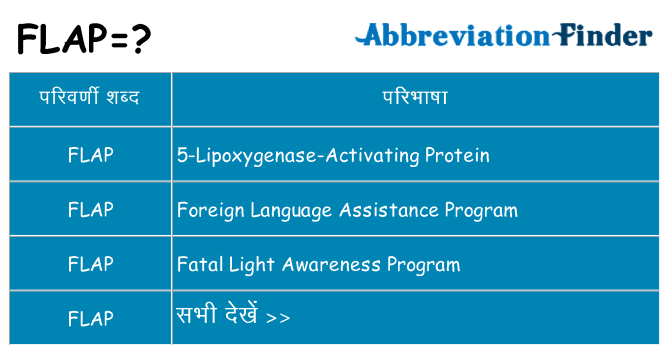 flap का क्या अर्थ है