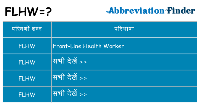 flhw का क्या अर्थ है