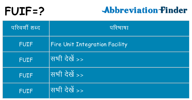 fuif का क्या अर्थ है