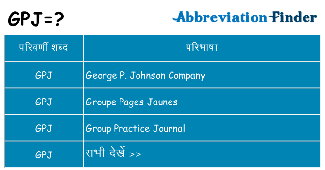 gpj का क्या अर्थ है