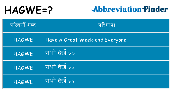 hagwe का क्या अर्थ है