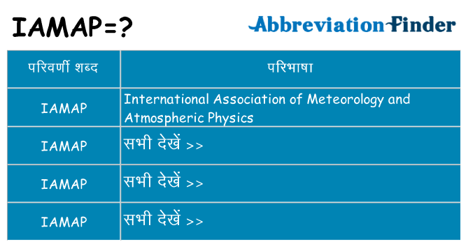 iamap का क्या अर्थ है