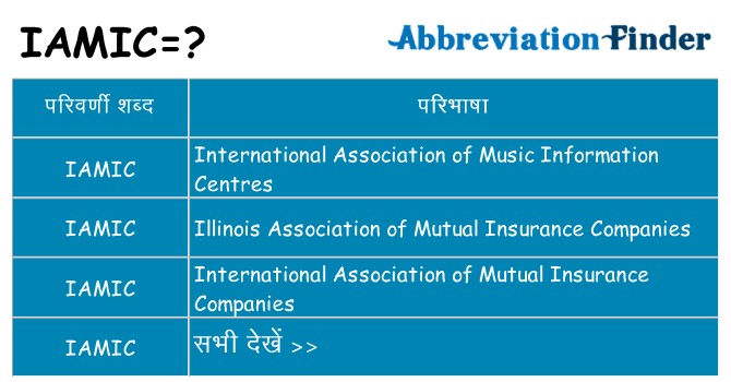 iamic का क्या अर्थ है