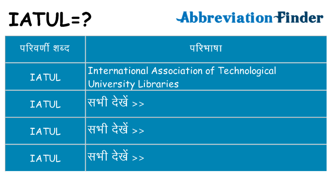iatul का क्या अर्थ है