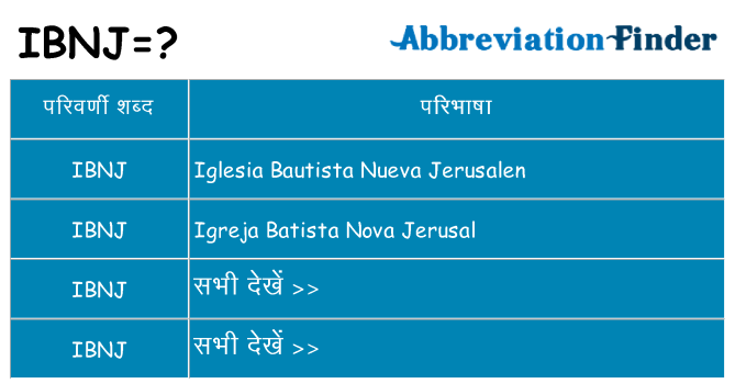 ibnj का क्या अर्थ है
