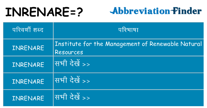 inrenare का क्या अर्थ है