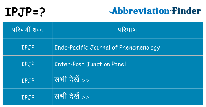 ipjp का क्या अर्थ है