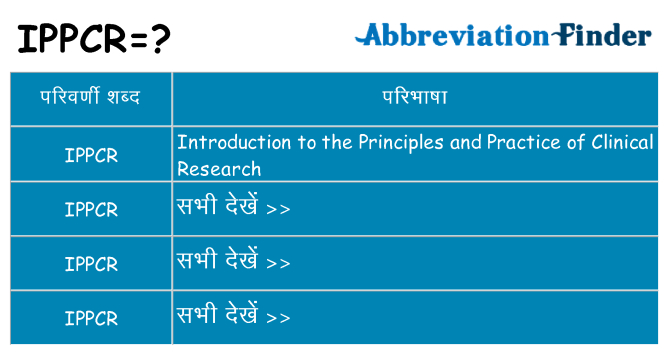 ippcr का क्या अर्थ है