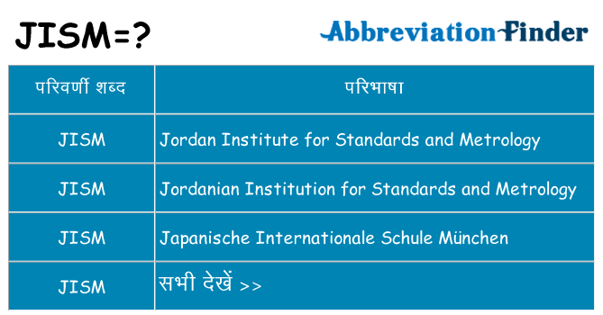 jism का क्या अर्थ है