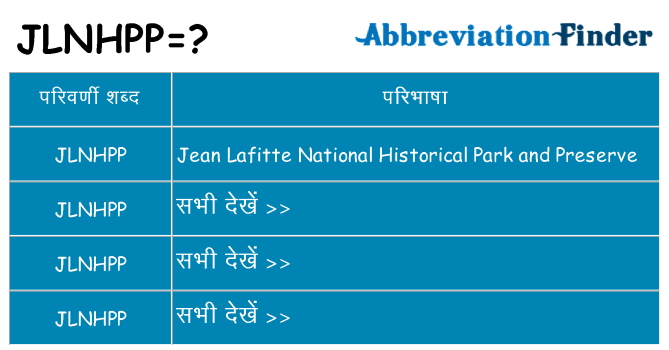 jlnhpp का क्या अर्थ है
