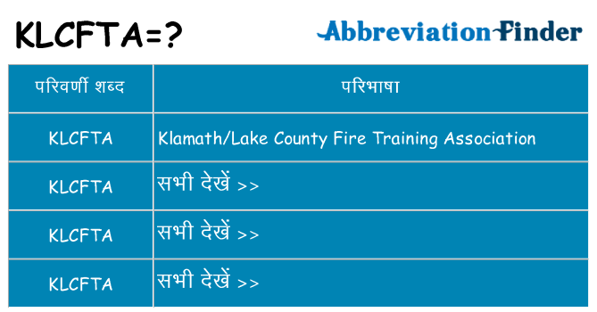 klcfta का क्या अर्थ है