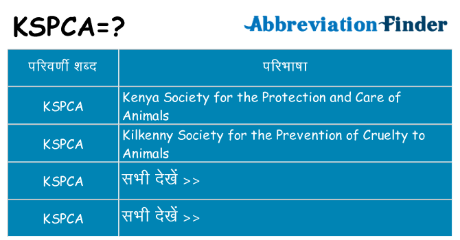 kspca का क्या अर्थ है