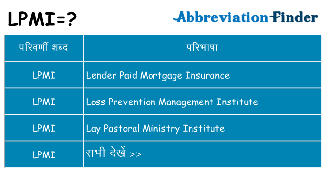 lpmi का क्या अर्थ है