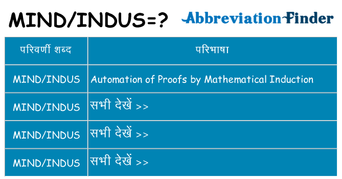 mindindus का क्या अर्थ है
