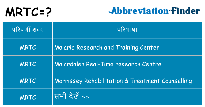 mrtc का क्या अर्थ है
