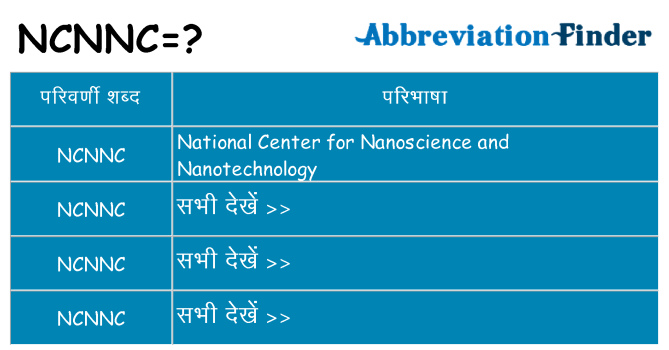 ncnnc का क्या अर्थ है