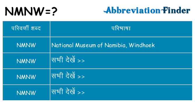 nmnw का क्या अर्थ है