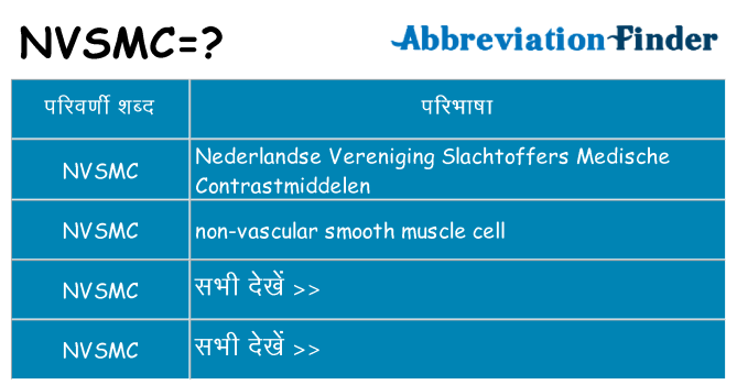 nvsmc का क्या अर्थ है
