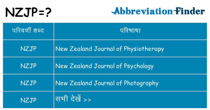 nzjp का क्या अर्थ है