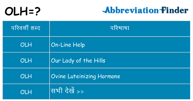 olh का क्या अर्थ है