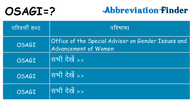 osagi का क्या अर्थ है