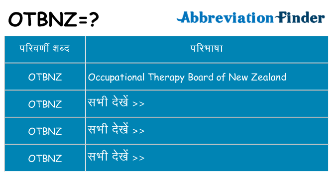 otbnz का क्या अर्थ है
